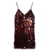Miniabito con paillettes da discoteca
