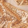 Miniabito con spalline e paillettes Miniabito con spalline e paillettes