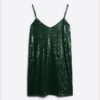 Miniabito con spalline e paillettes Miniabito con spalline e paillettes