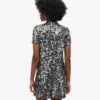 Miniabito T-shirt con paillettes