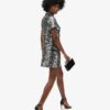 Miniabito T-shirt con paillettes