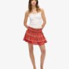Minigonna Vintage a balze Minigonna Vintage a balze