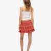 Minigonna Vintage a balze Minigonna Vintage a balze