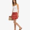 Minigonna Vintage a balze Minigonna Vintage a balze