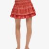 Minigonna Vintage a balze Minigonna Vintage a balze