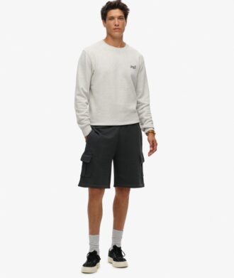 Pantaloncini cargo con cuciture a contrasto