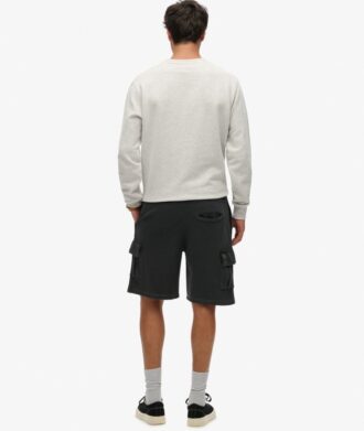 Pantaloncini cargo con cuciture a contrasto