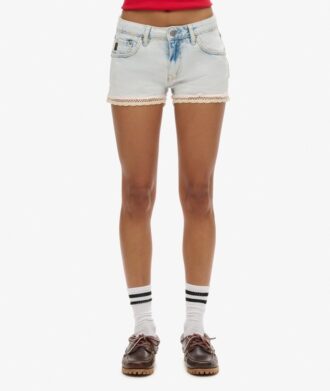 Pantaloncini cortissimi in denim