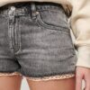 Pantaloncini cortissimi in denim