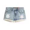 Pantaloncini cortissimi in denim