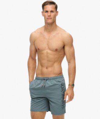 Pantaloncini da bagno da 43 cm con ricami di alta qualità