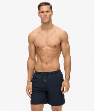 Pantaloncini da bagno da 43 cm con ricami di alta qualità