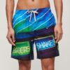 Pantaloncini da bagno fotografici da 17 pollici in tessuto riciclato Pantaloncini da bagno fotografici da 17 pollici in tessuto riciclato