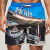 Pantaloncini da bagno fotografici da 17 pollici in tessuto riciclato