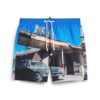 Pantaloncini da bagno fotografici da 17 pollici in tessuto riciclato