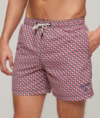 Pantaloncini da bagno stampati da 15 pollici in materiale riciclato