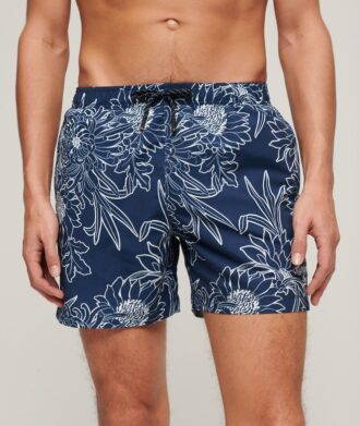 Pantaloncini da bagno stampati da 15 pollici in materiale riciclato