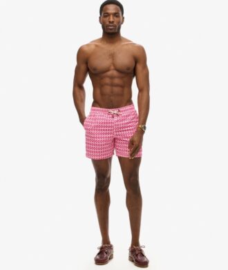 Pantaloncini da bagno stampati da 15 pollici in materiale riciclato