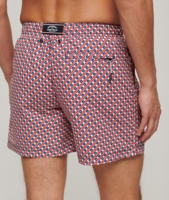 Pantaloncini da bagno stampati da 15 pollici in materiale riciclato