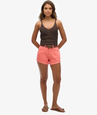 Pantaloncini in denim a vita alta