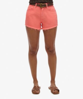 Pantaloncini in denim a vita alta