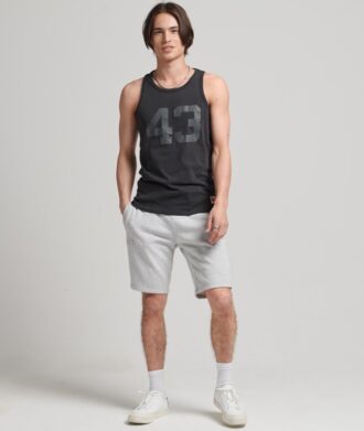Pantaloncini in jersey con logo Vintage in Organic Cotton