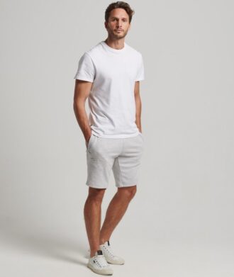 Pantaloncini in jersey con logo Vintage ricamato