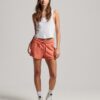 Pantaloncini in jersey con logo Vintage ricamato Pantaloncini in jersey con logo Vintage ricamato