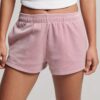 Pantaloncini in velluto con logo S Pantaloncini in velluto con logo S
