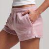 Pantaloncini in velluto con logo S Pantaloncini in velluto con logo S