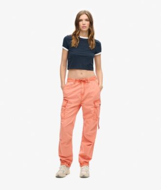 Pantaloni cargo a vita bassa