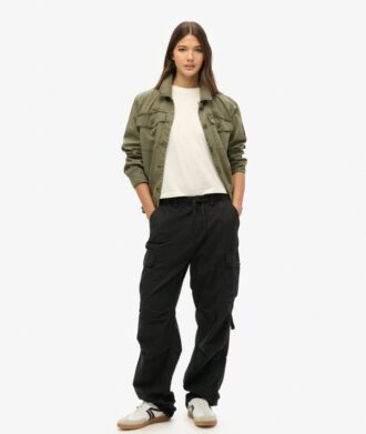 Pantaloni cargo a vita bassa
