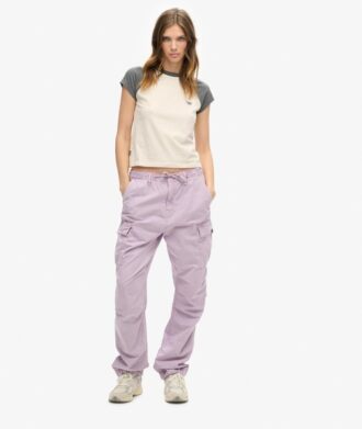Pantaloni cargo a vita bassa