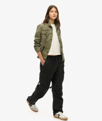 Pantaloni cargo a vita bassa