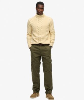 Pantaloni cargo larghi in Organic Cotton