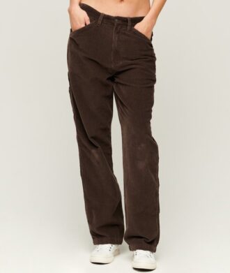 Pantaloni da carpentiere in velluto a coste