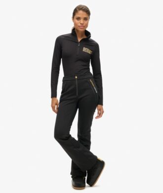 Pantaloni da sci slim in softshell