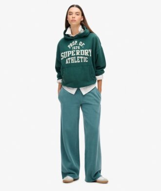 Pantaloni jogger a gamba larga