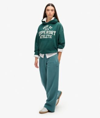 Pantaloni jogger a gamba larga