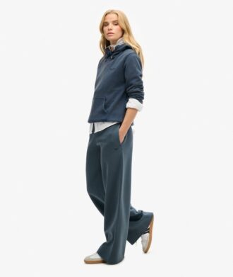 Pantaloni jogger a gamba larga
