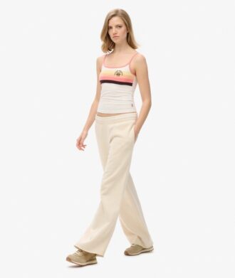 Pantaloni jogger a gamba larga