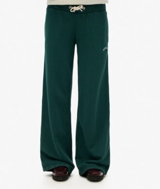 Pantaloni jogger a gamba larga con logo Essential