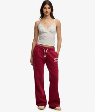 Pantaloni jogger a vita bassa e zampa d’elefante Athletic Essentials