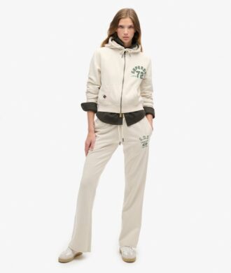 Pantaloni jogger a vita bassa e zampa d’elefante Athletic Essentials