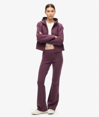Pantaloni jogger a vita bassa e zampa di elefante Sport Tech