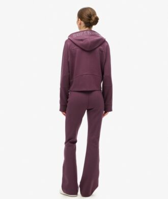 Pantaloni jogger a vita bassa e zampa di elefante Sport Tech