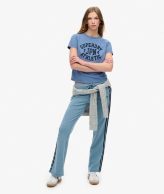 Pantaloni jogger a zampa con strisce Athletic Essentials