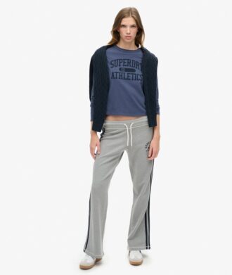 Pantaloni jogger a zampa con strisce Athletic Essentials