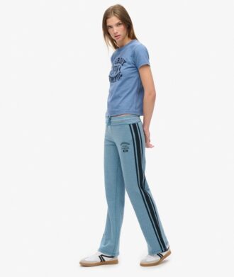 Pantaloni jogger a zampa con strisce Athletic Essentials