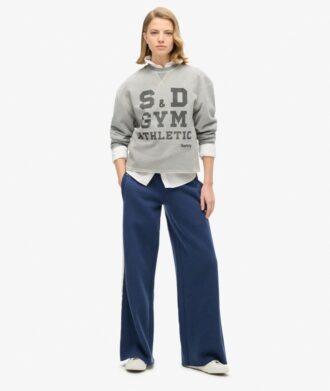Pantaloni jogger dritti con logo Essential